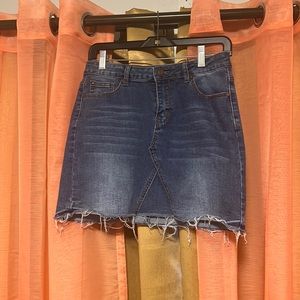 jean skirt
